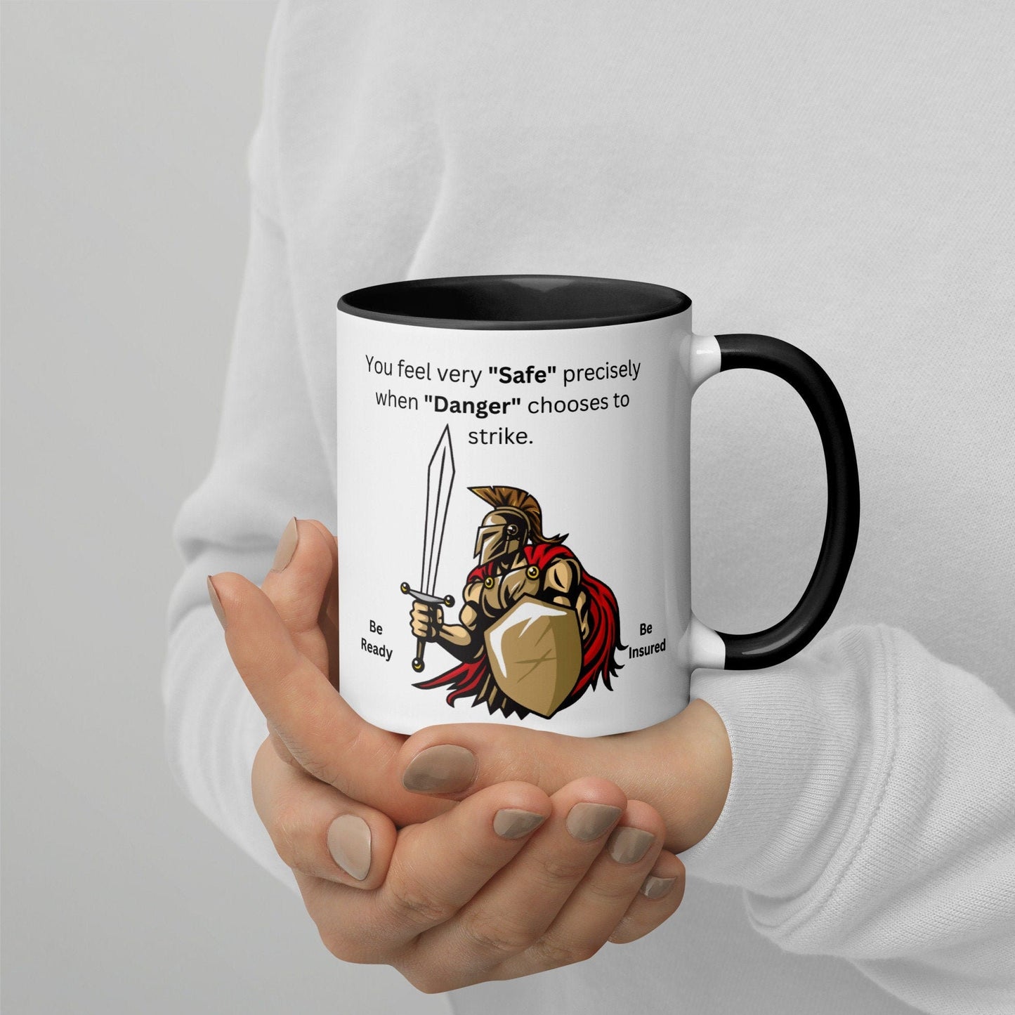 Financial Safety Message Coffee Cup - Kadavil Krafts