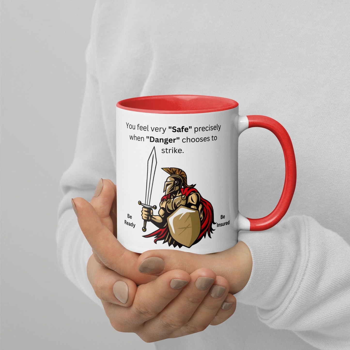 Financial Safety Message Coffee Cup - Kadavil Krafts