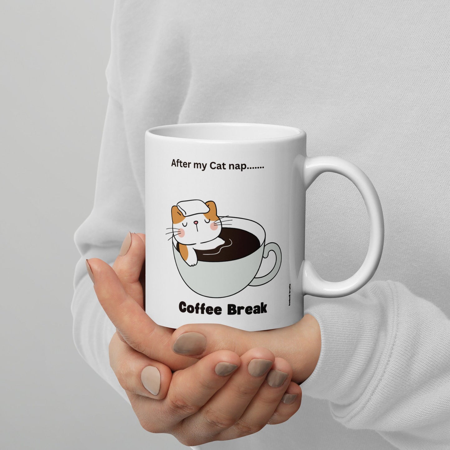 Cat Nap mug - Kadavil Krafts