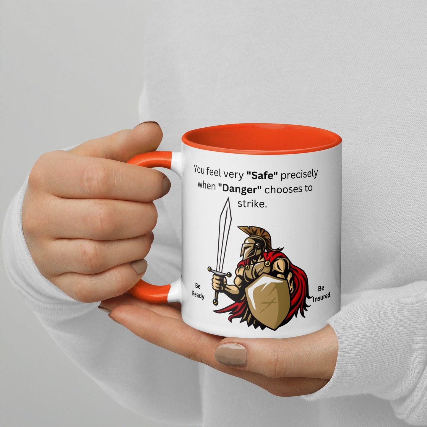 Financial Safety Message Coffee Cup - Kadavil Krafts