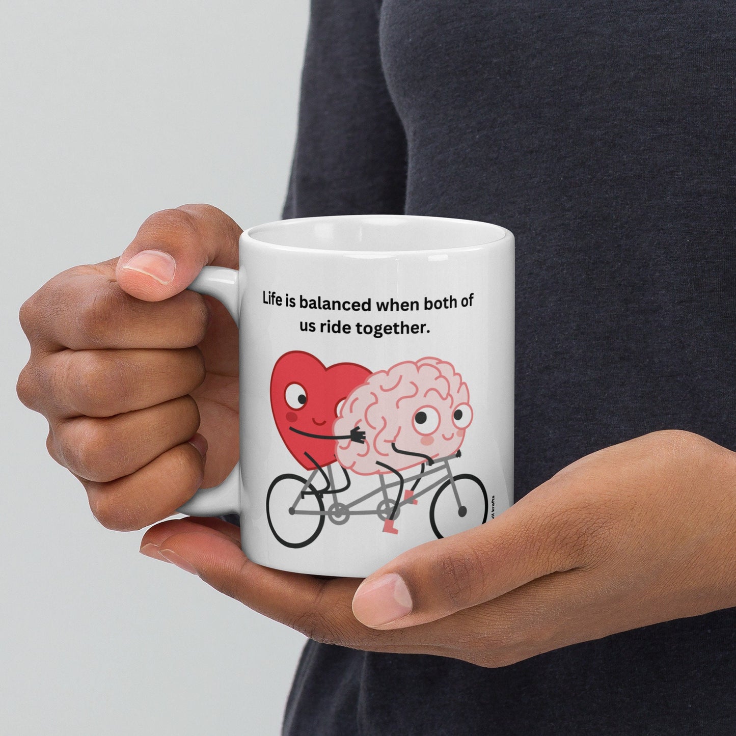 Bike ride mug - Kadavil Krafts