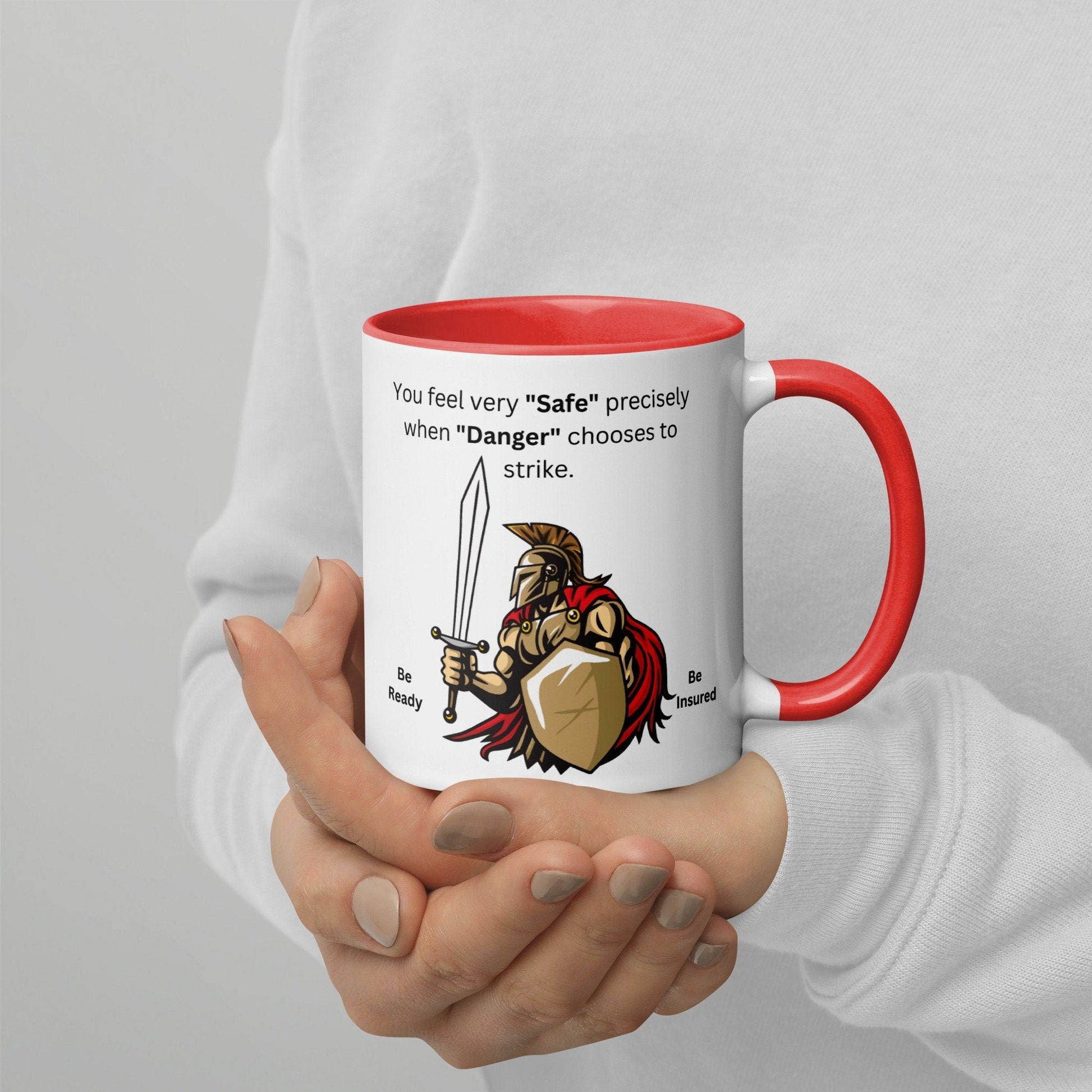 Financial Safety Message Coffee Cup - Kadavil Krafts