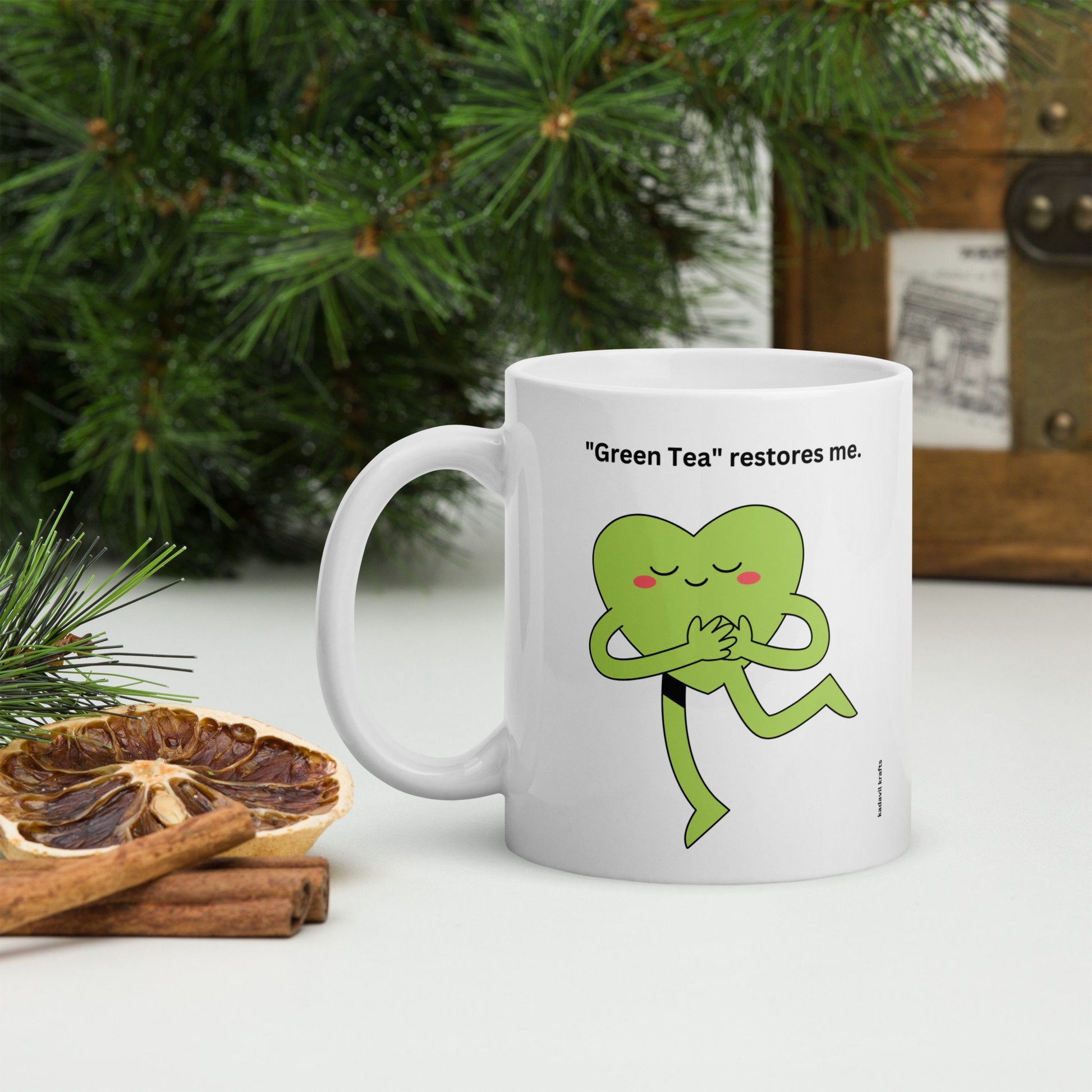 Hearty Tea glossy mug - Kadavil Krafts