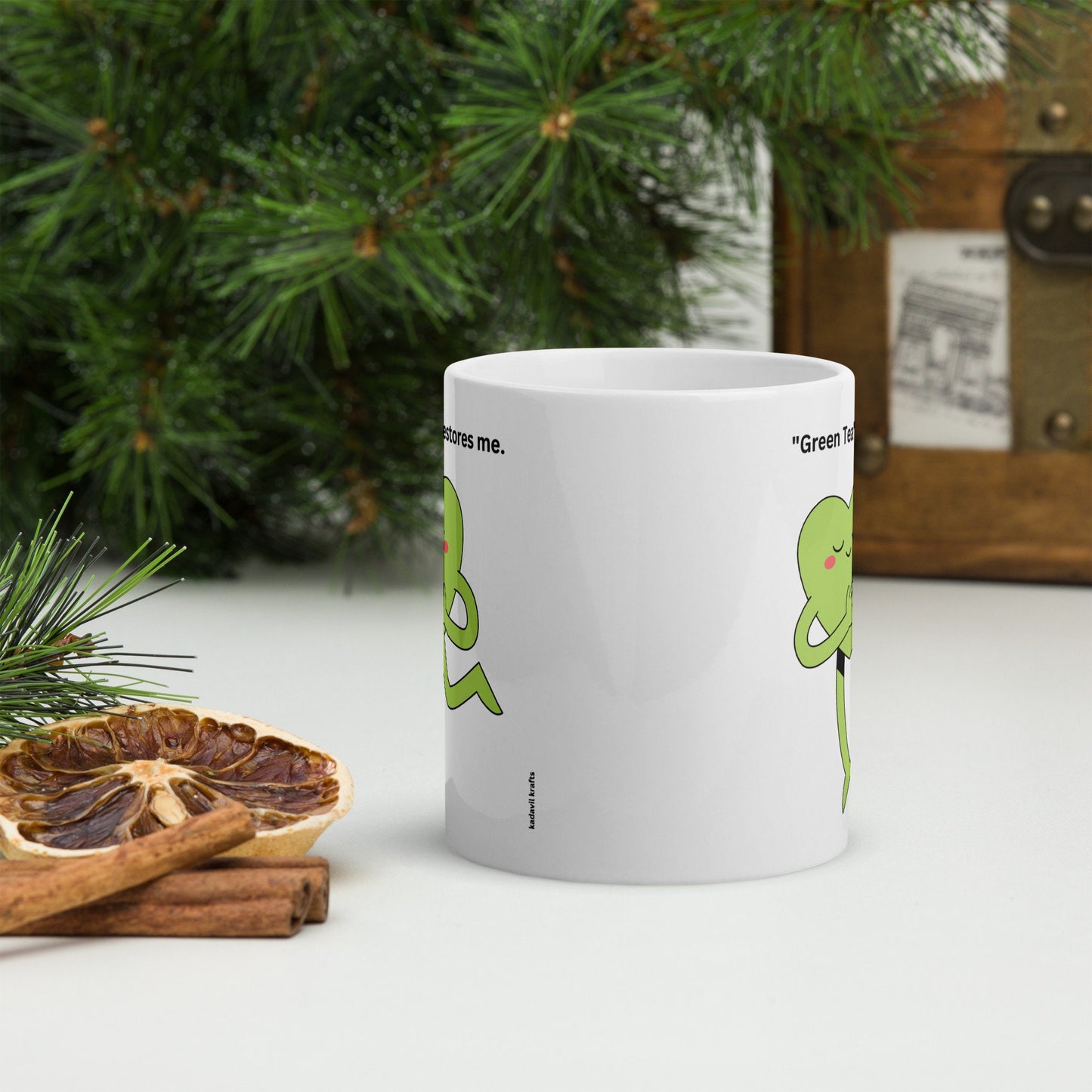 Hearty Tea glossy mug - Kadavil Krafts