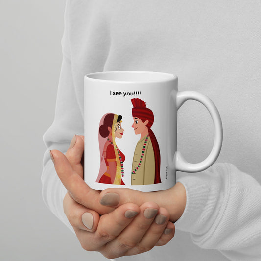 Couple's mug - Kadavil Krafts