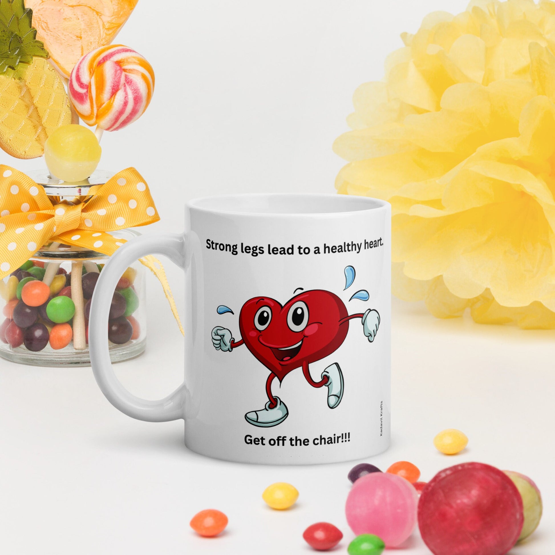 Heart healthy mug - Kadavil Krafts